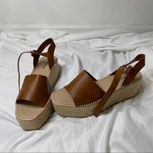Brown Platform Wedges